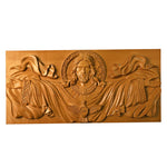 22.75" Jesus Christ, Holy Spirit Wood Carved - mokarve