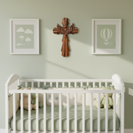 Angel Guardian Cross Wall Decoration - side view