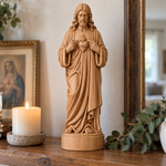 Sacred Heart of Jesus Beechwood Statue