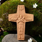 “Good Shepherd” Jesus Shepherd Wooden Wall Hanging - mokarve