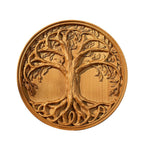 Tree of Life Wood Wall Art Decor Best Christmas Gift - With Free Stand - mokarve