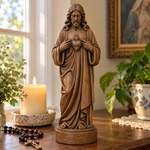 Sacred Heart of Jesus Beechwood Statue