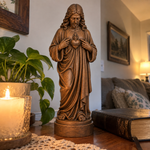 Sacred Heart of Jesus Beechwood Statue