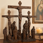 New Product Jesus crucifixion scene ornaments - side view