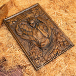 Archangel Chamuel wood carving -Angel of Peaceful Relationships - mokarve