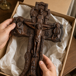 A Sacred Presence for Your Home: Hand-Carved Orthodox Cross
