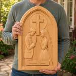 Personalized Christian Marriage Prayer Plaque – Beechwood