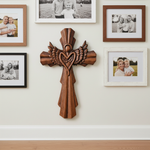 Angel Guardian Cross Wall Decoration for Christian home decor and prayer spaces