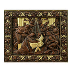 Nativity Scene Wood Carved Plaque, Natural Beech Solid Wood Religious Gift, Christmas Christian Gift - mokarve