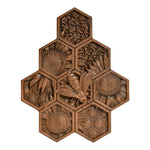 New Arrivals Handmade Wood Bee Wall Decor - Gardening Gift for Nature Lovers & Beekeepers - mokarve