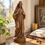Sacred Heart of Jesus Beechwood Statue