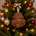 Handcrafted Beechwood Jesus Thorn Crown Wall Hanging — A Sacred Reminder of His Everlasting Love - craftsmanship detail