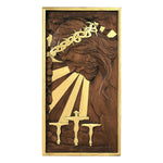Plaque commemorating Good Friday, remembering the meaning of Jesus' crucifixion - mokarve