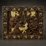Nativity Scene Wooden Plaque – A Handcrafted Reminder of Christ's Birth