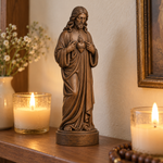 Sacred Heart of Jesus Beechwood Statue