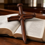 Nail Cross Wooden Wall Art: A Christian Symbol of Sacrifice & Redemption