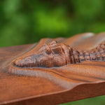 Crocodile Wall Mounted Wooden Wall Art - mokarve