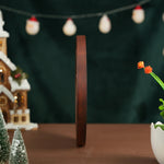 Best Christmas Gift - Santa Claus Round Wooden Wall Decoration - mokarve