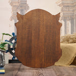 God Bless America Eagle Cross Wood Plaque - side view