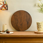 Lamb of God Round Wooden Sculpture - mokarve