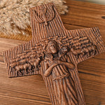“Good Shepherd” Jesus Shepherd Wooden Wall Hanging - mokarve