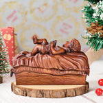 Infant Jesus Wood Carving | Let the Light of the Newborn Illuminate the Path of Redemption - craftsmanship detail