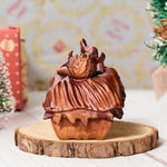 Infant Jesus Wood Carving | Let the Light of the Newborn Illuminate the Path of Redemption - size and finish detail