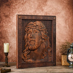 Jesus Crown of Thorns Wood Sculpture - mokarve