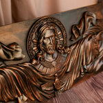 22.75" Jesus Christ, Holy Spirit Wood Carved - mokarve