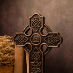 Celtic Cross Wood carving - mokarve