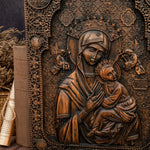 Our Lady of Perpetual Help Wood Carving Wall Decor Gift - mokarve