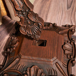 Wood carving of the Cross of the Order of Saint Benedict - with base - mokarve