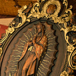 2023 New Religious gift with rich details of the wooden statue of Our Lady of Guadalupe - mokarve