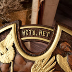 Orthodox Archangel Michael Wooden Sculpture - Gives Us Strength and Courage to Move Forward - mokarve