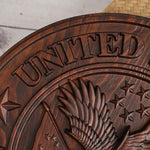 "I'm a Veteran" Roundel Woodcarving - A Tribute to All Veterans - mokarve