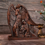 Holy Family With Guardian Angel Statue - Divine Blessing for Your Home - mokarve