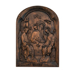Orthodox Icon Holy Trinity wooden carving gift - mokarve