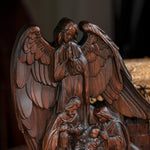 Holy Family With Guardian Angel Statue - Divine Blessing for Your Home - mokarve