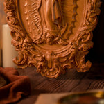 2023 New Religious gift with rich details of the wooden statue of Our Lady of Guadalupe - mokarve