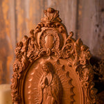 2023 New Religious gift with rich details of the wooden statue of Our Lady of Guadalupe - mokarve