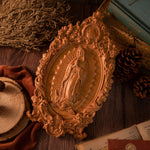 2023 New Religious gift with rich details of the wooden statue of Our Lady of Guadalupe - mokarve