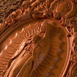 2023 New Religious gift with rich details of the wooden statue of Our Lady of Guadalupe - mokarve