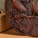 Cardinal wood carving - Wood Wall Decor - mokarve