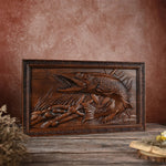 Fisherman Catching Dreams Wooden Wall Decor Wall Hanging - mokarve