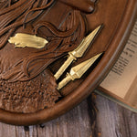 Native American Indian woman natural wood carving decoration, native day gift - mokarve