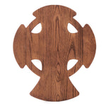 Hand-Carved Beechwood “Hand of Redemption” Crucifix | The Passion and Divine Grace of Christ - design detail