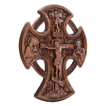 Hand-Carved Beechwood “Hand of Redemption” Crucifix | The Passion and Divine Grace of Christ - size and finish detail