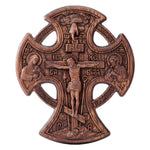 Hand-Carved Beechwood “Hand of Redemption” Crucifix | The Passion and Divine Grace of Christ - Christian gift presentation