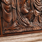 Jesus and the Apostles Wooden Wall Hanging - mokarve