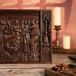 Jesus and the Apostles Wooden Wall Hanging - mokarve